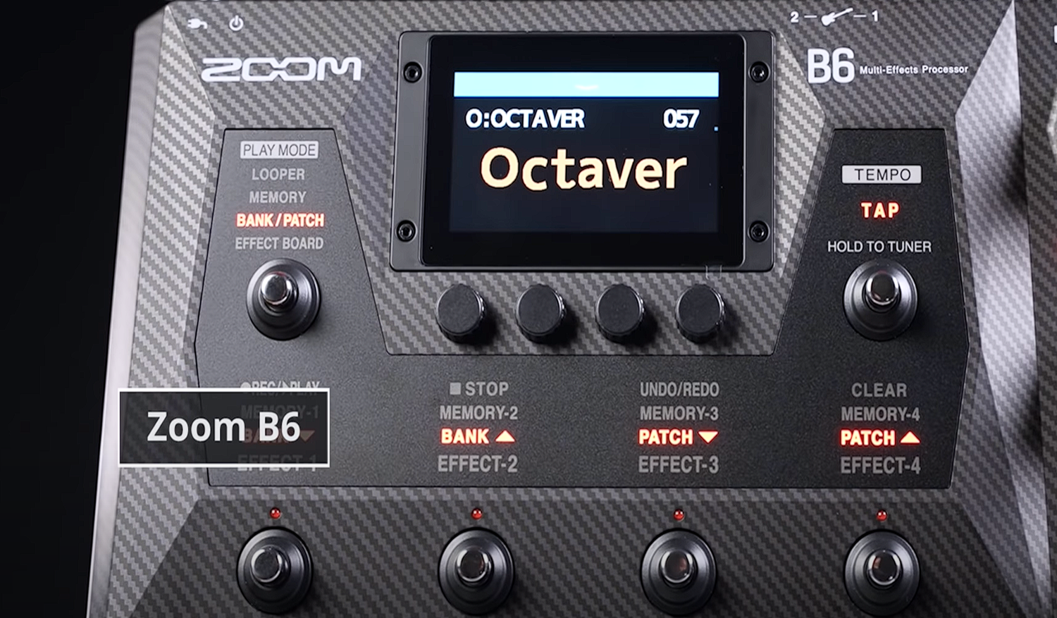 Процессор мультиэффектов для бас-гитары B6. Уже в продаже!